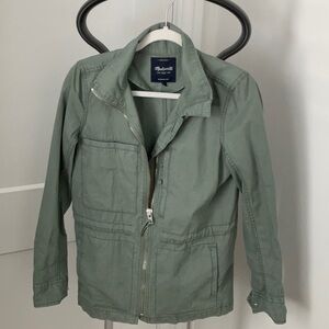 Madewell, Green jacket, size small. Like new, smoke free home.